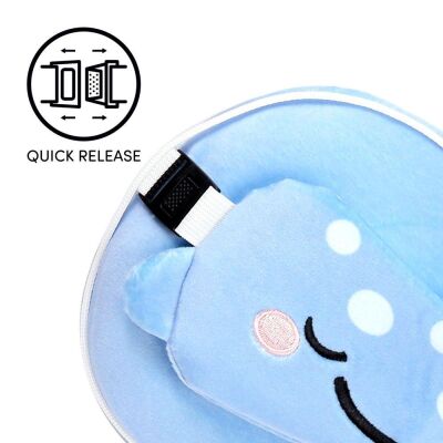 Relaxeazzz Seyahat Yastığı ve Göz Maskesi Adoramals Aoi The Whale Shark - 5