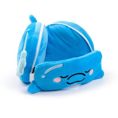 Relaxeazzz Seyahat Yastığı ve Göz Maskesi Adoramals Blu The Dolphin - 4
