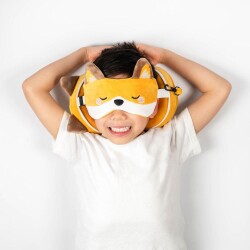 Relaxeazzz Seyahat Yastığı ve Göz Maskesi Adoramals Finnick The Fox - 3