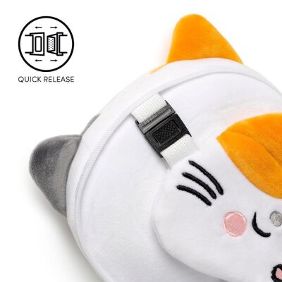 Relaxeazzz Seyahat Yastığı ve Göz Maskesi Adoramals Pets Lola The Cat - 5