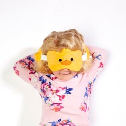 Relaxeazzz Seyahat Yastığı ve Göz Maskesi Duck Plush - 3