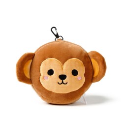 Relaxeazzz Seyahat Yastığı ve Göz Maskesi Monkey - 1