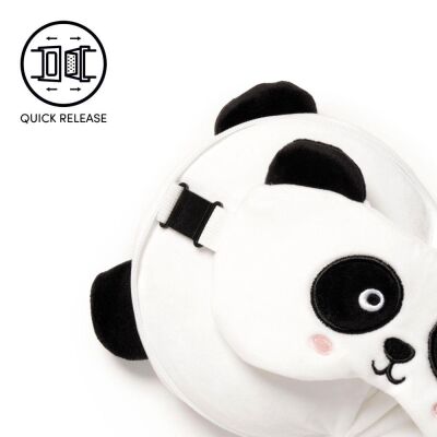 Relaxeazzz Seyahat Yastığı ve Göz Maskesi Panda - 7