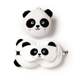 Relaxeazzz Seyahat Yastığı ve Göz Maskesi Panda - 4