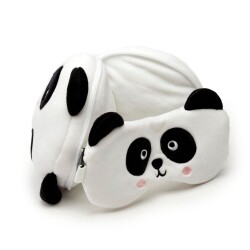 Relaxeazzz Seyahat Yastığı ve Göz Maskesi Panda - 5