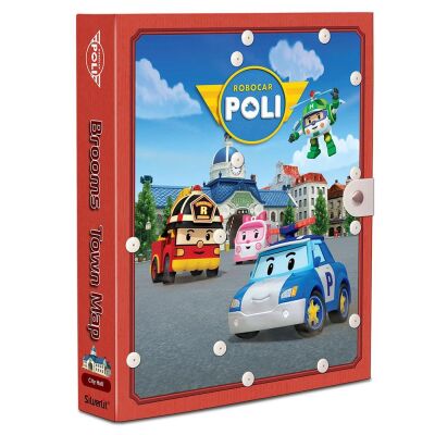Robocar Poli Musty Kitap Kasaba Belediye Binası Oyun Seti - 1
