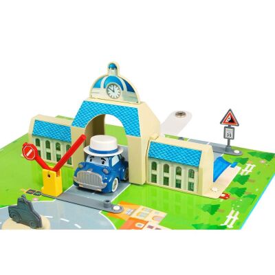 Robocar Poli Musty Kitap Kasaba Belediye Binası Oyun Seti - 3