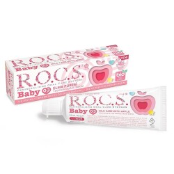 Rocs Bebek Diş Macunu Elma Püreli 0-3 Yaş 35ml - Rocs