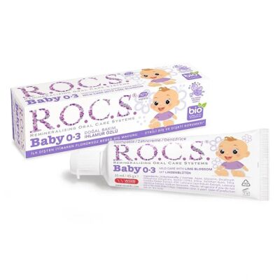 Rocs Bebek Diş Macunu Ihlamur Özlü 0-3 Yaş - 1