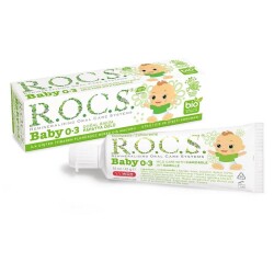 Rocs Bebek Diş Macunu Papatya Özlü 0-3 Yaş - Rocs