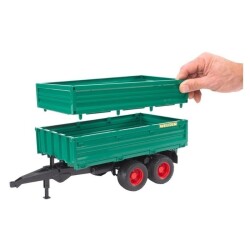 Römork- Büyük Yeşil Damperli - Bruder
