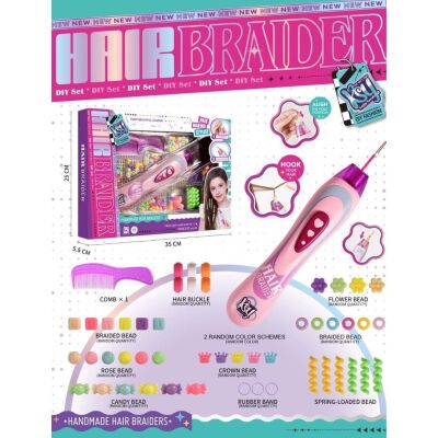 Saç Boncuğu Seti DIY Hair Braider Set KSY801 - 1