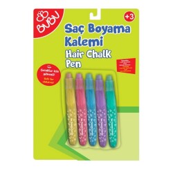 Saç Boyama Kalemi Hair Chalk 5li - Bu Bu