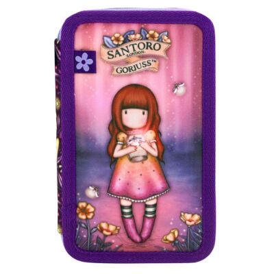 Santoro Firefly Dawn Üç Katlı Dolu Kalem Kutusu - 1