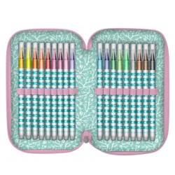 Santoro Little Mushroom Üç Katlı Dolu Kalem Kutusu - 4