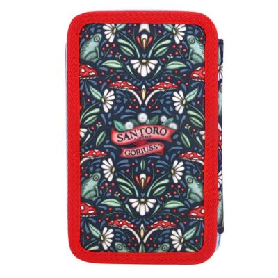 Santoro Little Mushroom Üç Katlı Dolu Kalem Kutusu - 5