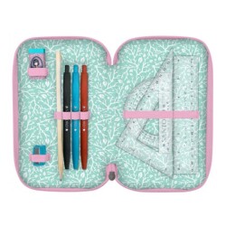 Santoro Little Mushroom Üç Katlı Dolu Kalem Kutusu - 2