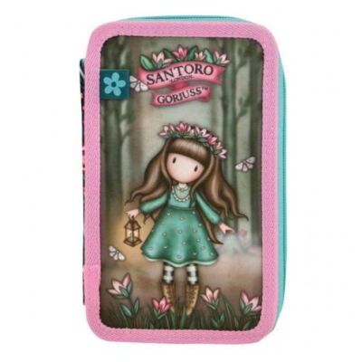 Santoro Wildflower Üç Katlı Dolu Kalem Kutusu - 1