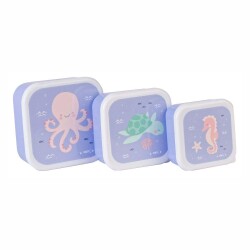 Saro 3'lü Beslenme Kutusu Ocean Life - Saro