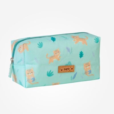 Saro Su Geçirmez Kalem Kutusu Jungle Cheeta - 1