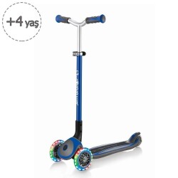 Scooter Master Işıklı Katlanan Lacivert - Globber