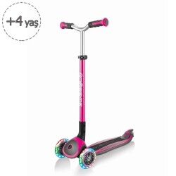 Scooter Master Işıklı Katlanan Pembe - Globber