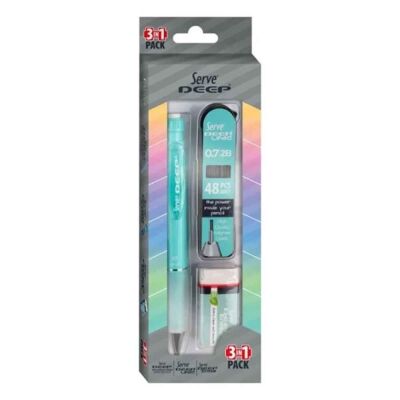 Serve Deep Versatil Kalem Pastel Renkler Uçlu Set - 5