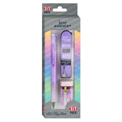 Serve Deep Versatil Kalem Pastel Renkler Uçlu Set - 7