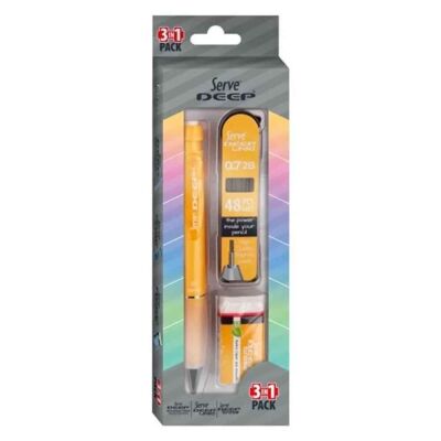 Serve Deep Versatil Kalem Pastel Renkler Uçlu Set - 10