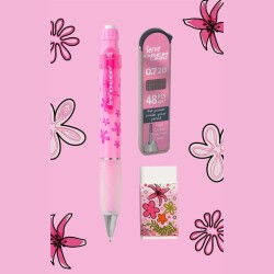 Serve Defter Seti Desenli Şeker Pembe Kutulu - 2