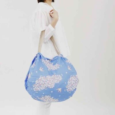 Shupatto Compact Bag - L - Hana ni Tori - 2