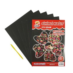 Sihirli Kazıma Kağıdı 5li 20 x 30 cm - Lino