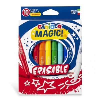 Carioca Silinebilen Sihirli Keçeli Boya Kalemi 9lu - 1