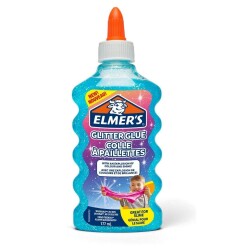 Simli Sıvı Yapıştırıcı Mavi 177 ML - Elmers