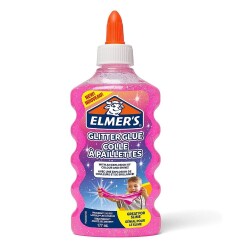 Simli Sıvı Yapıştırıcı Pembe 177 ML - Elmers