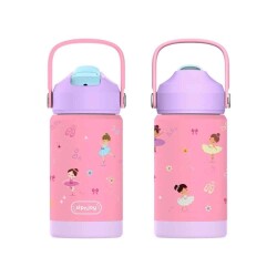 SipnJoy FlipSip Çocuk Su Termosu 360 ml Ballerina Sparkle - 4