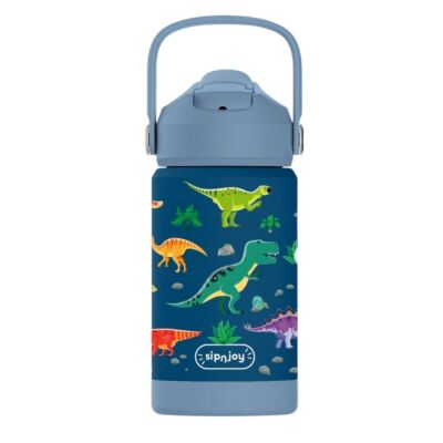 Sipnjoy FlipSip Çocuk Su Termosu 360 ml Dino Roar - 1