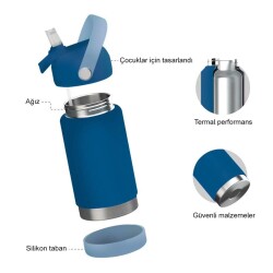 Sipnjoy FlipSip Çocuk Su Termosu 360 ml Dino Roar - 3