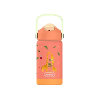 SipnJoy FlipSip Çocuk Su Termosu 360 ml Giggle Giraffe - 1
