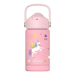 Sipnjoy FlipSip Çocuk Su Termosu 360 ml Golden Horn Unicorn - Sipnjoy