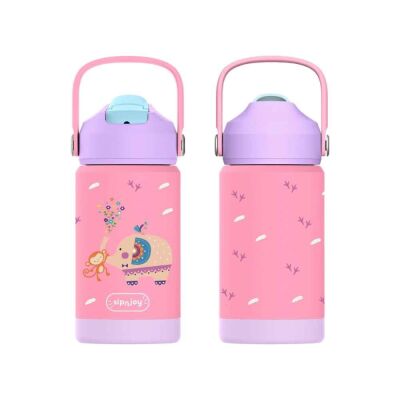 SipnJoy FlipSip Çocuk Su Termosu 360 ml Jolly Elephant - 2