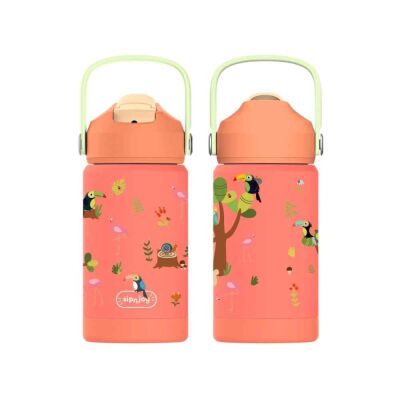 SipnJoy FlipSip Çocuk Su Termosu 360 ml Jungle Jam - 3