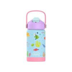 SipnJoy FlipSip Çocuk Su Termosu 360 ml Ocean Whisper - Sipnjoy