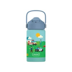 SipnJoy FlipSip Çocuk Su Termosu 360 ml Rescue Crew - 1