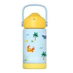 Sipnjoy FlipSip Çocuk Su Termosu 360 ml Snappy Croc Timsah - Sipnjoy