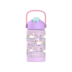 SipnJoy FlipSip Çocuk Su Termosu 360 ml Swan Harmony - Sipnjoy