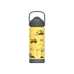 SipnJoy FlipSip Çocuk Su Termosu 550 ml Builder Buddy - Sipnjoy