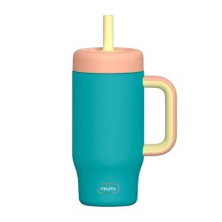 Sipnjoy Handle Hug Tumbler 550 ml Aqua - Sipnjoy
