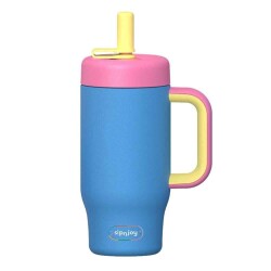 Sipnjoy Handle Hug Tumbler 550 ml Lacivert - Sipnjoy