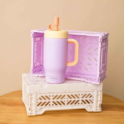 Sipnjoy Handle Hug Tumbler 550 ml Lila - 2